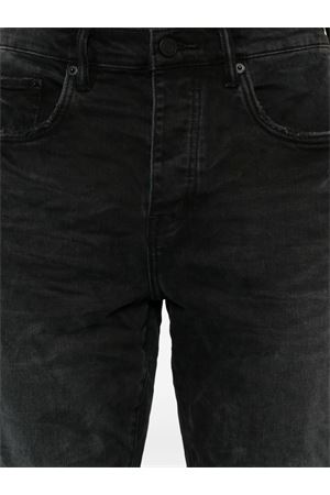 Black cotton blend denim jeans PURPLE BRAND | P005SSBL324BLACK